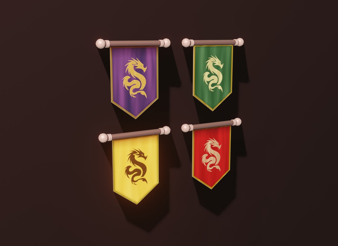 Stylized Fantasy Interiors – Low Poly 3D Props Pack (Built-in)