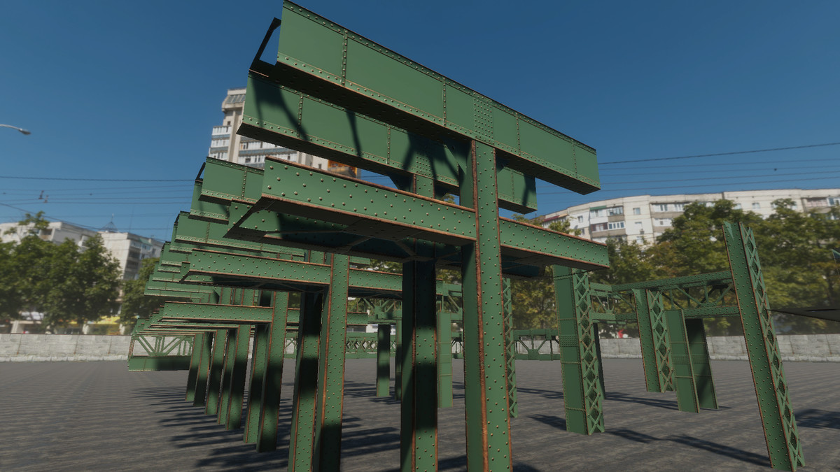Beams and Truss Construction Set HQ