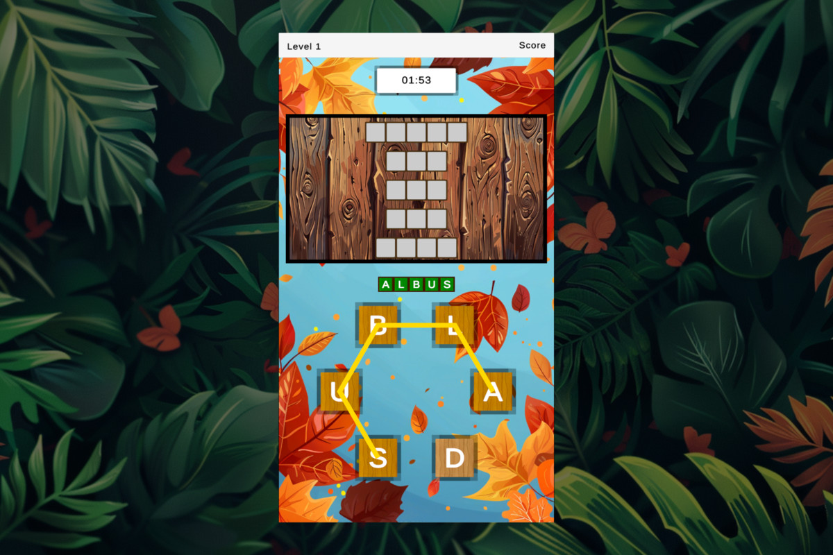 Word Connect Game Template - Complete System
