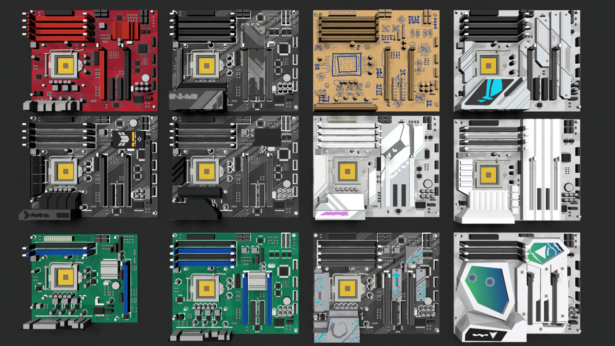 polygonal modular computer pack