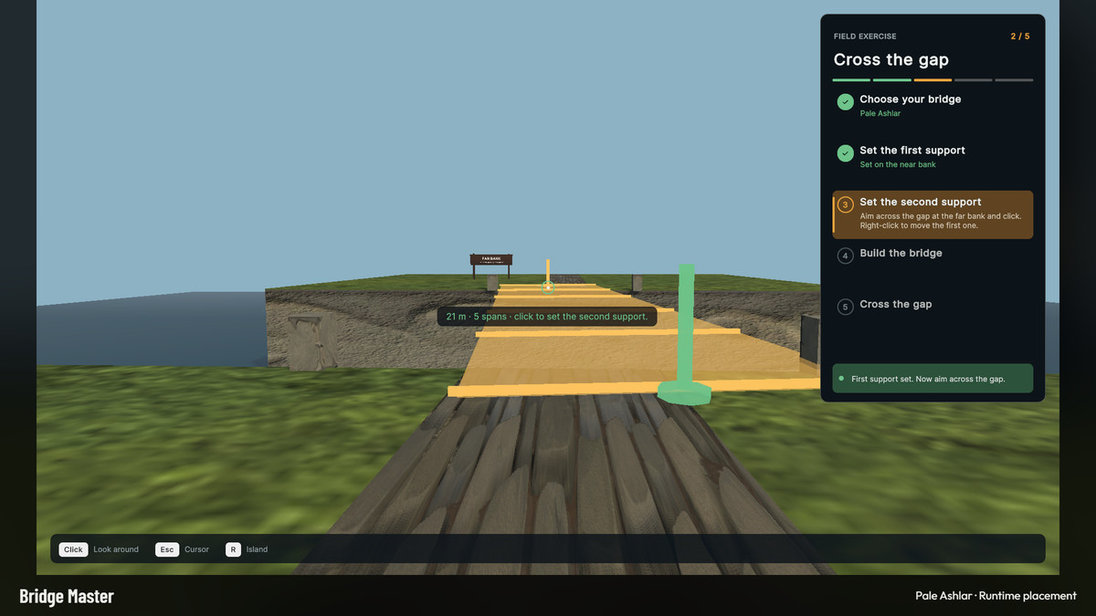 Bridge Master - Stylized Bridge Builder
