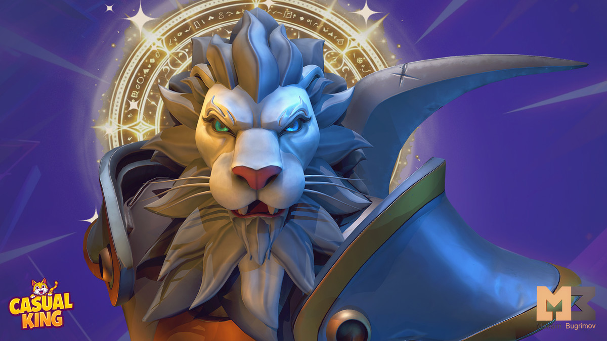 Lion Cartoon Character