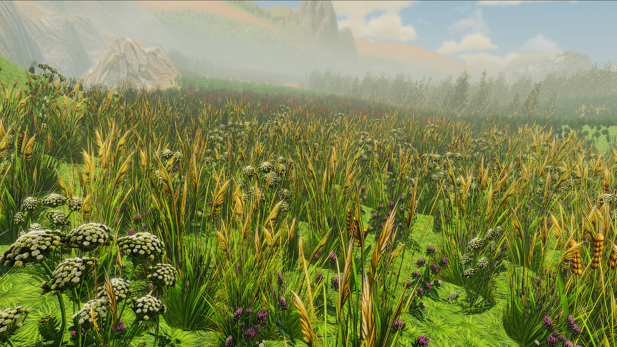 Flora Grass & Flowers Terrain Detail Vegetation Green Pack