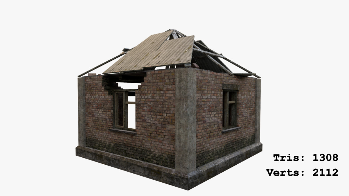 Abandoned Apocalyptic Buildings Mega Pack