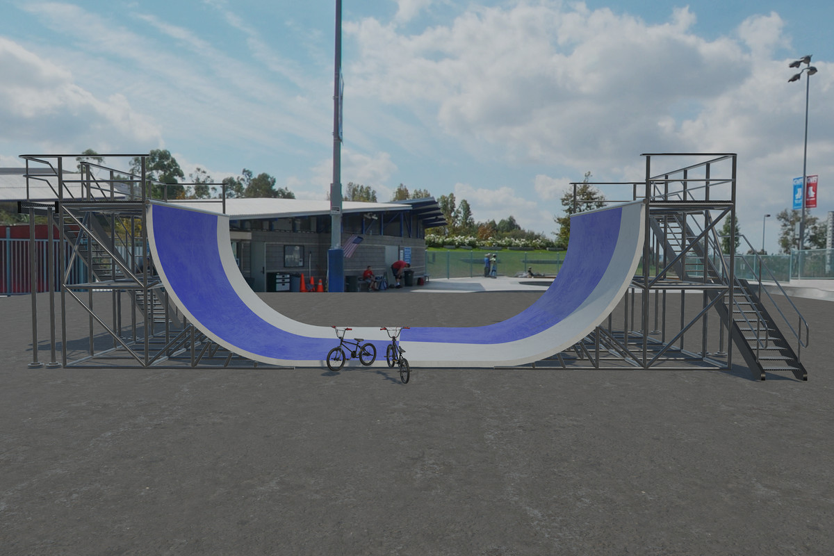 BMX Bike & Vert Ramp