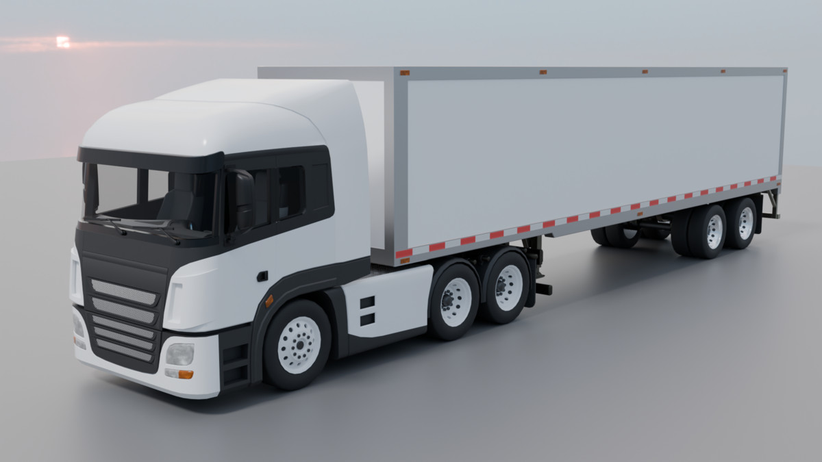 European Semi Truck Pack – Detailed Interior, Modular Trailer & Functional Doors
