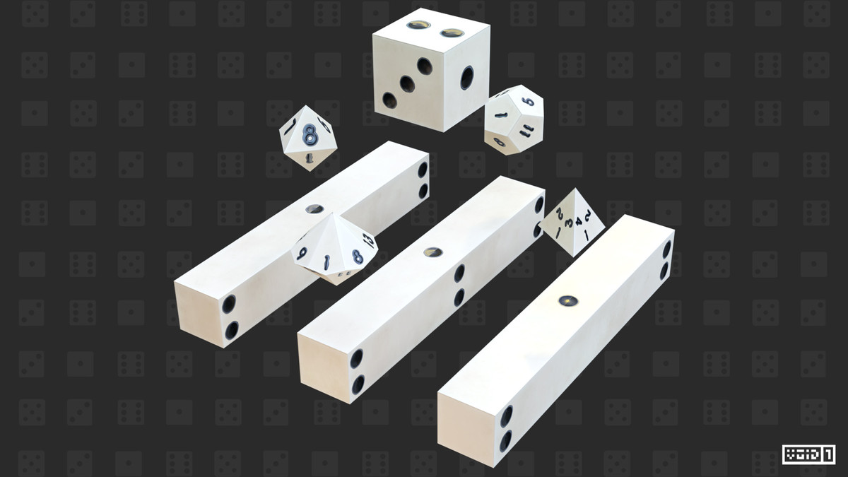 Rounded 3D Dice Models PRO
