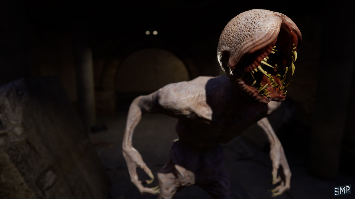 Creepy man