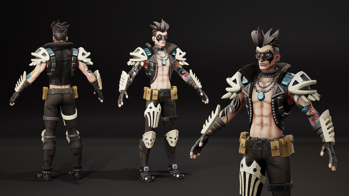 Stylized Male Punisher 01