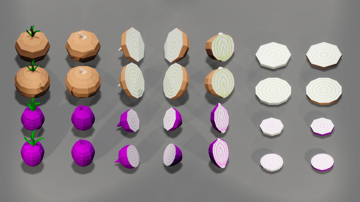 Ultimate Vegetable Pack - 3D Low Poly Assets