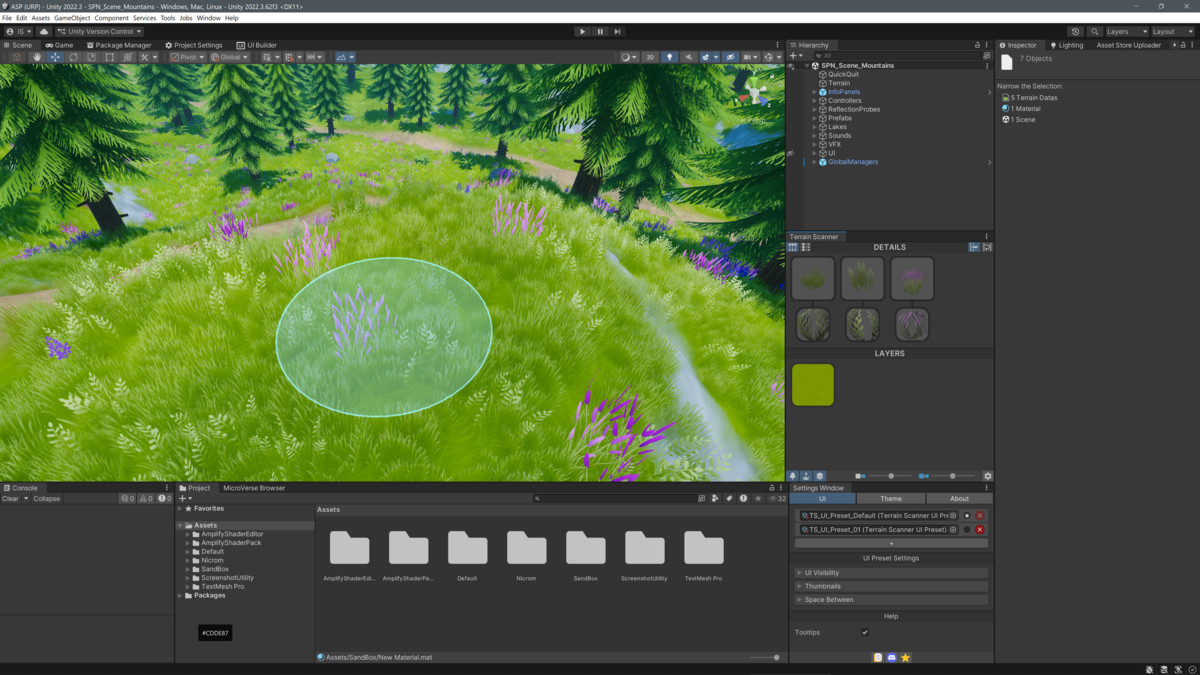 Terrain Scanner - Quickly Find Trees, Details, Layers & Materials
