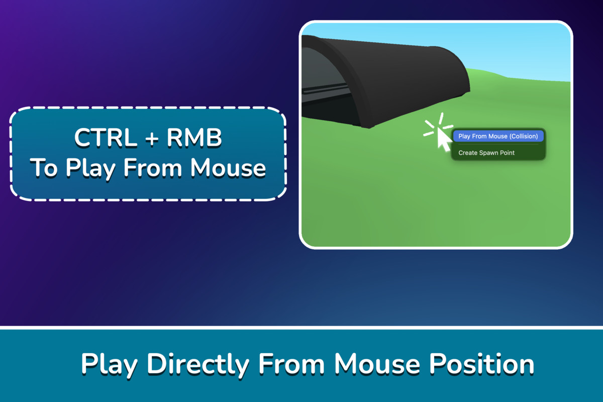 Play From Anywhere - Enter Play Mode From Anywhere