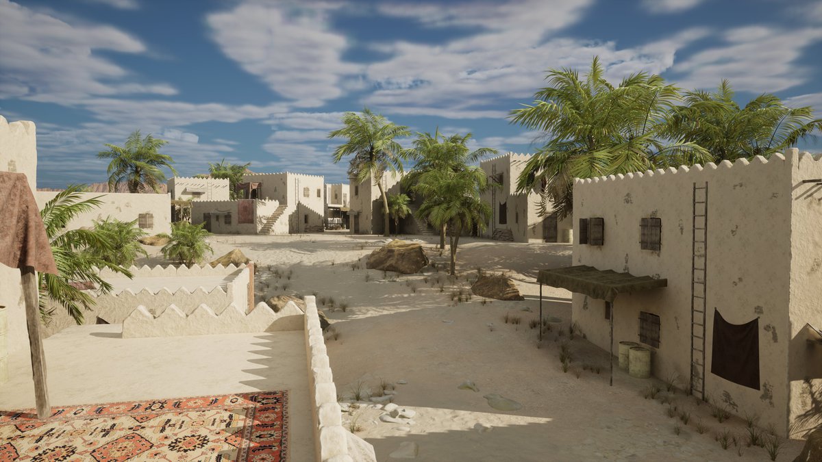 Desert Outpost - Arabian & Persian Village Environment