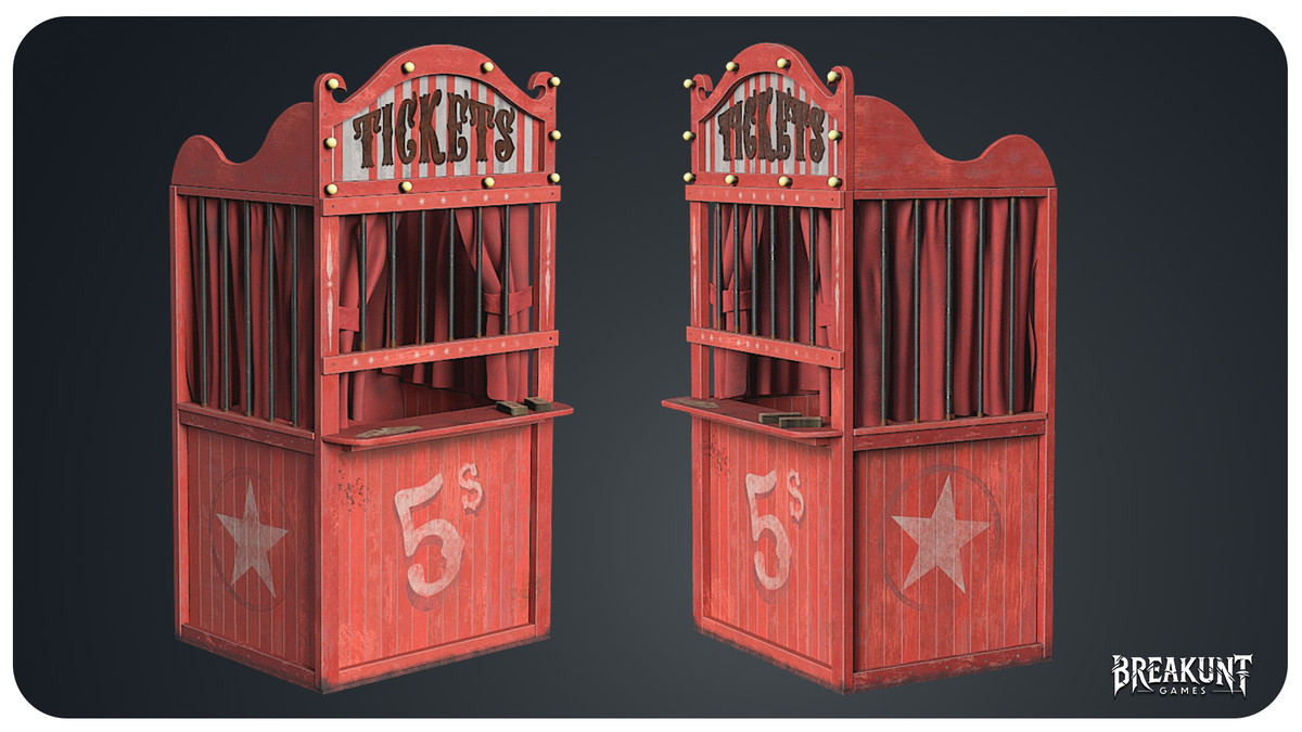 Circus Entrance with Tickets
