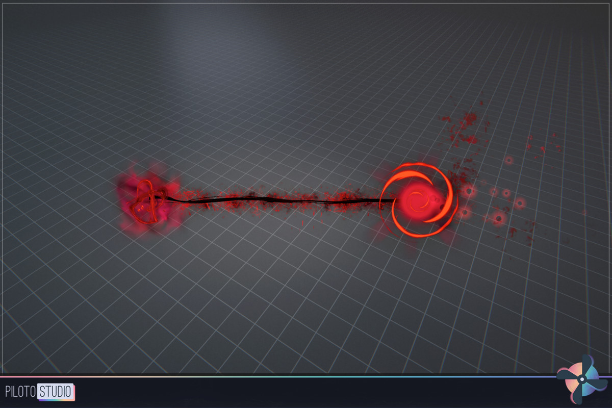 Stylized Laser Beam Attacks - 39 VFX