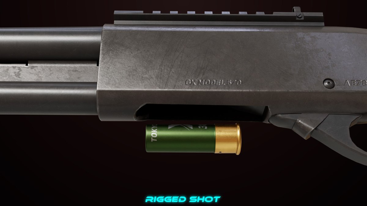 Shotgun Collection 01 URP HDRP Textures