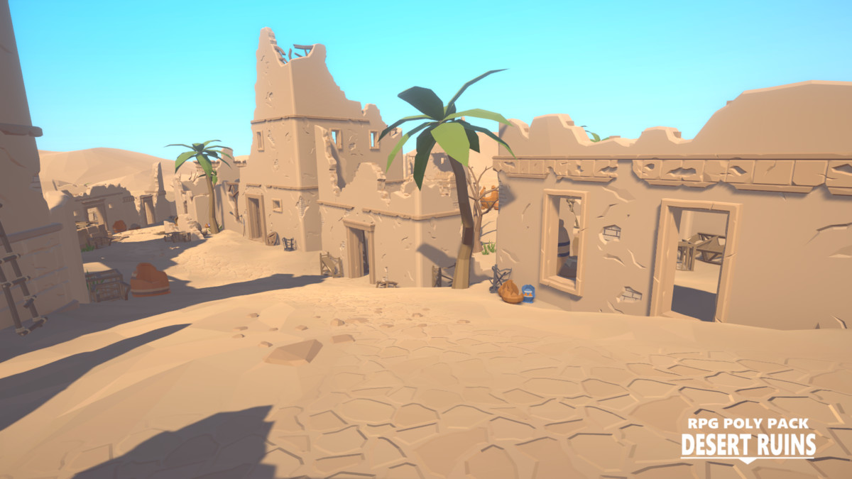 RPG Poly Pack - Desert Ruins