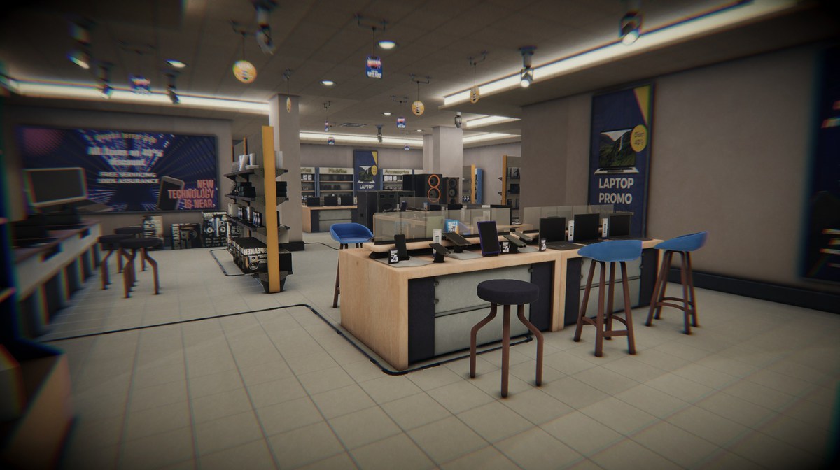 Electronic Store 3d Environment