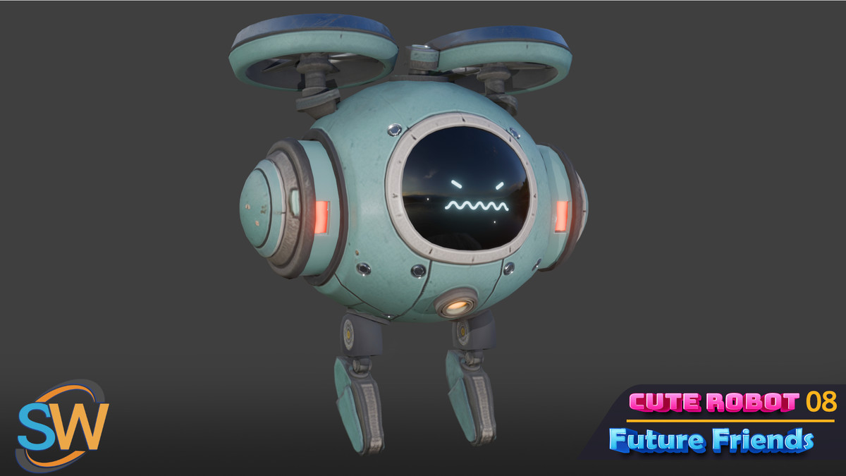 Cute Robot 08 – Future Friends
