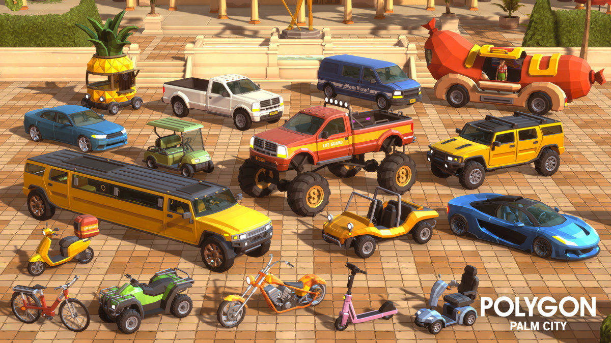 POLYGON - Palm City - Art by Synty