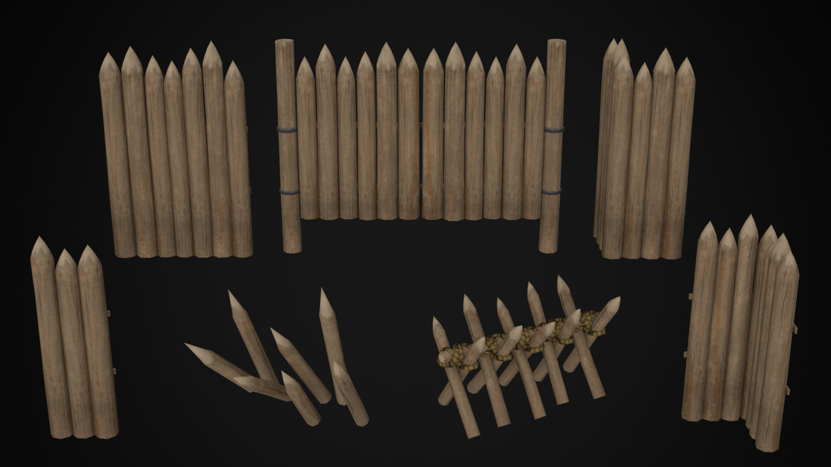 Wooden Fort - Stylized Fantasy Environment