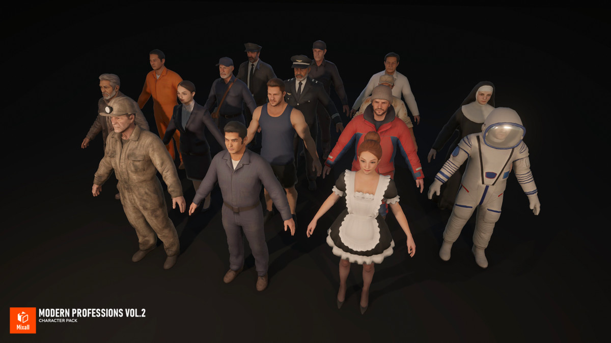 Modern Professions Vol.2 - Character Pack