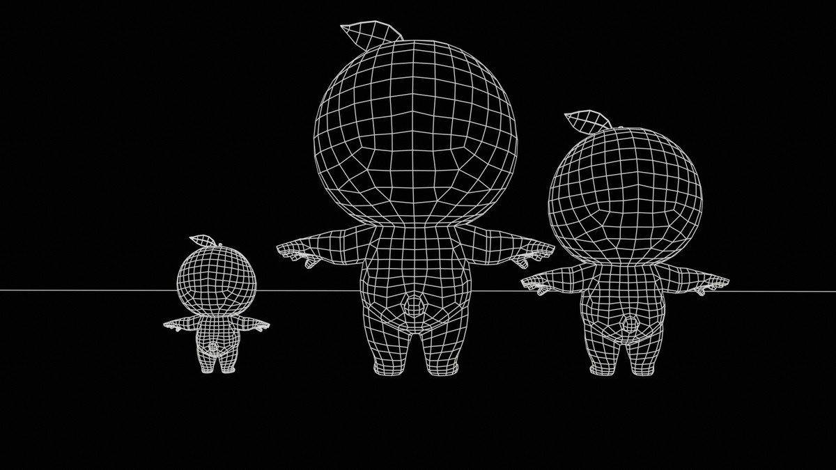 Chibi Fruit Orange