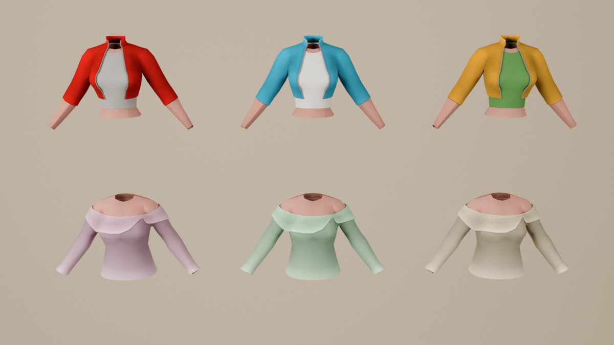 Modular Female Character Creator