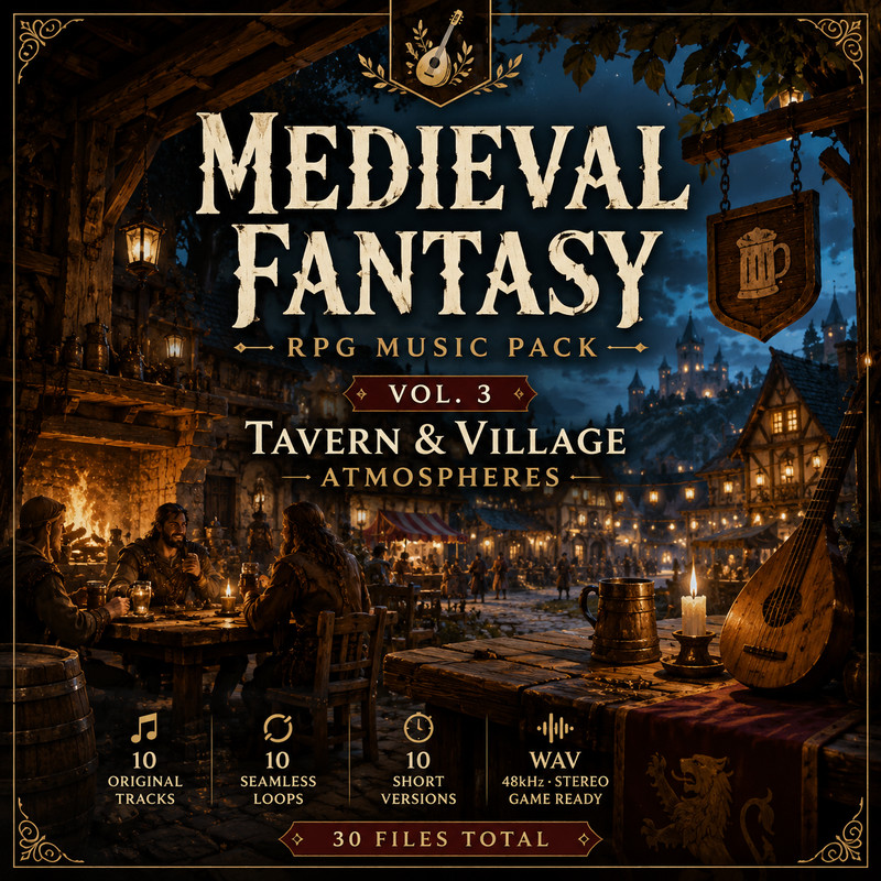 Medieval Fantasy RPG Music Pack Vol. 3 – Tavern & Village Atmospheres