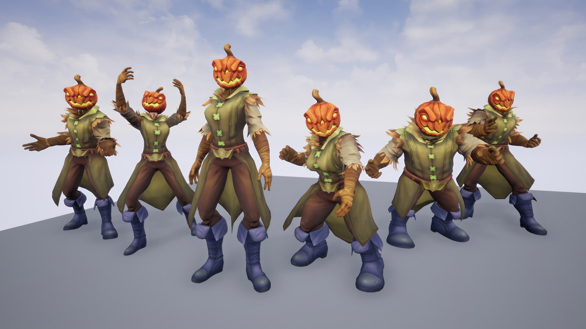 Stylized Fantasy Pumpkin Outfit