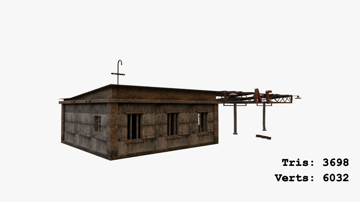Abandoned Apocalyptic Gas Station