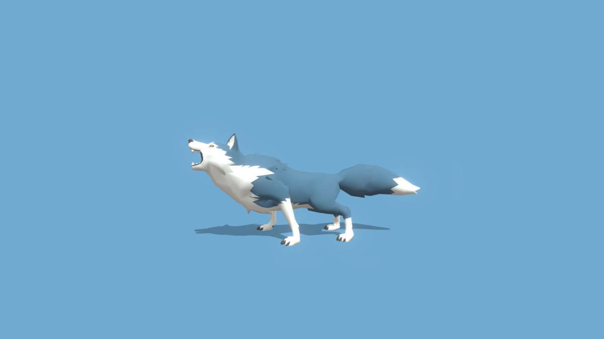 Volf Animation Toon Wolf - Animated