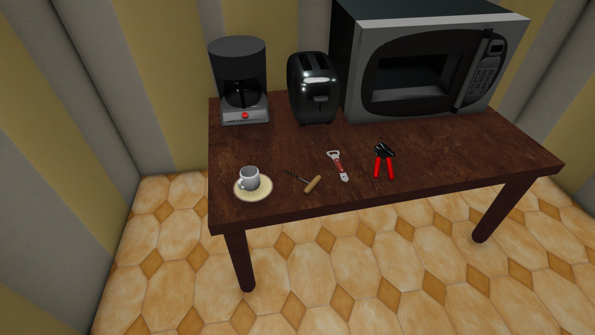 Smiley's Low Poly Tabletop Items