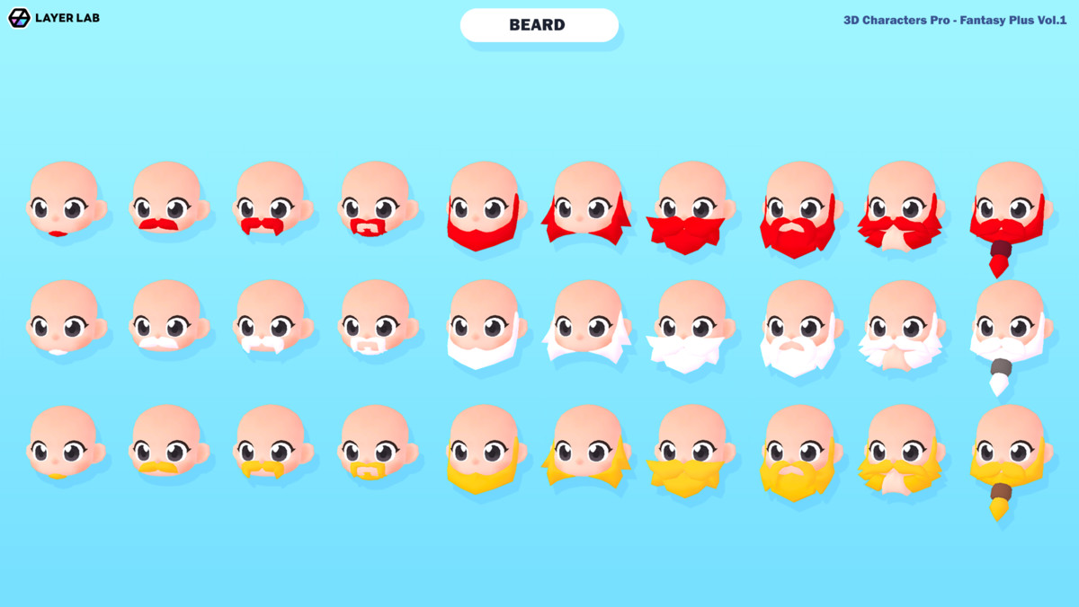 3D Characters Pro - Fantasy Plus Vol. 1