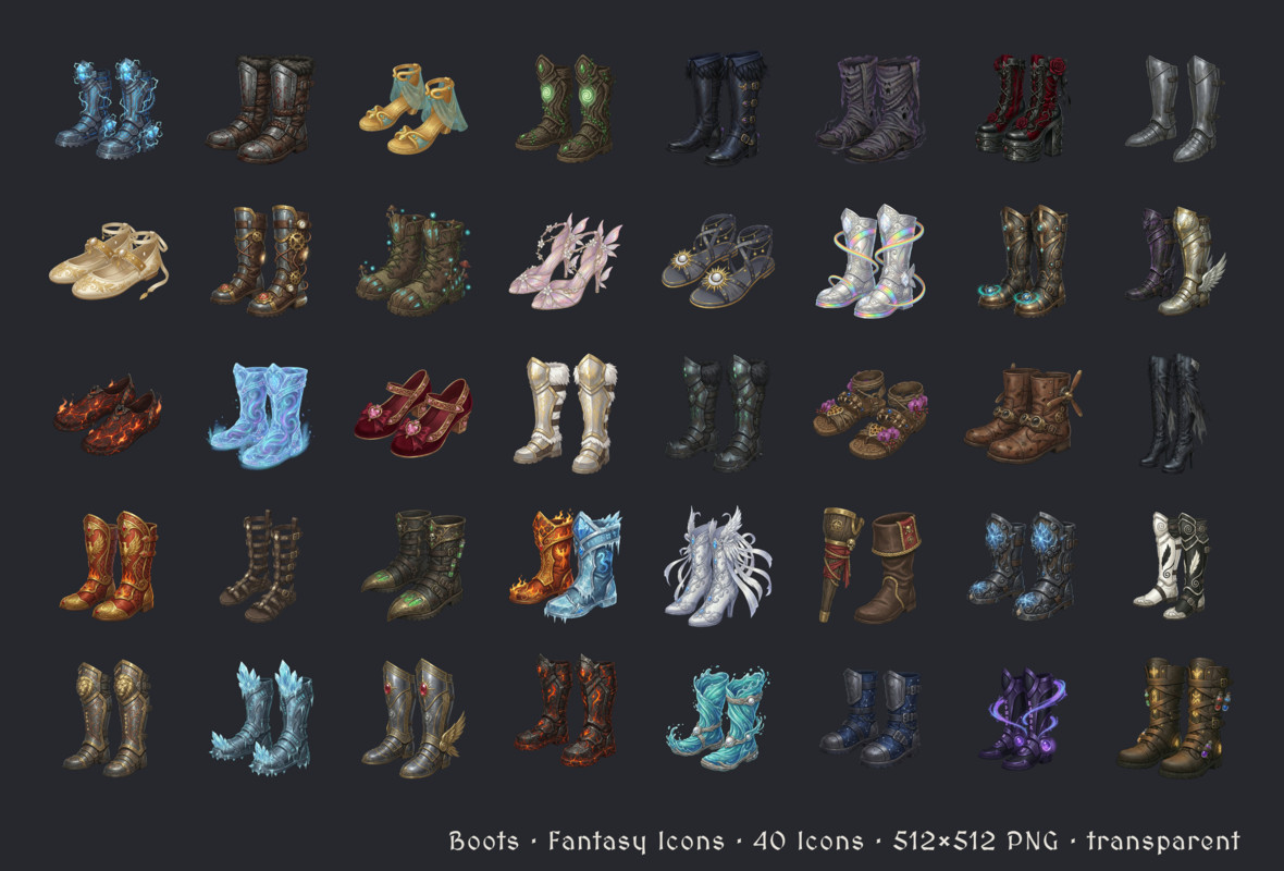 Ultimate Fantasy Bundle - 600 Icons [512x512 HD]
