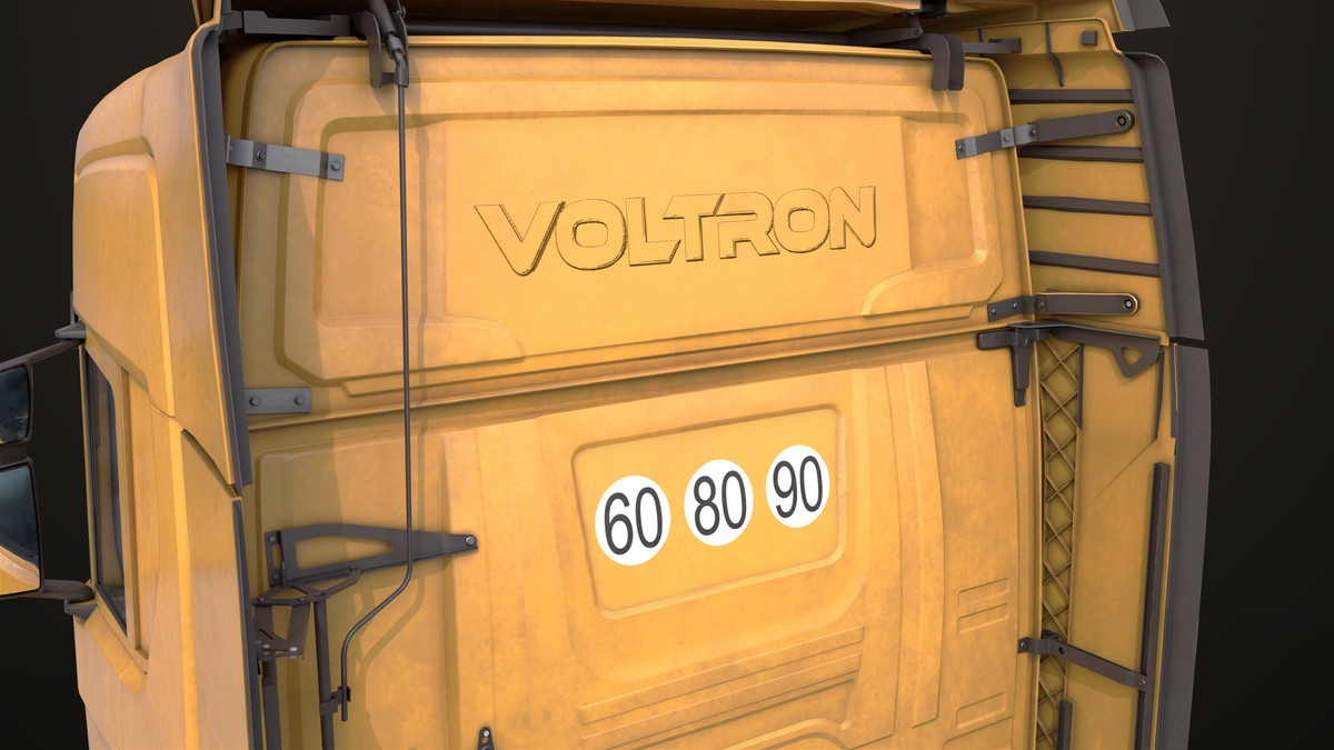 Chassis 06 Yellow URP HDRP Textures