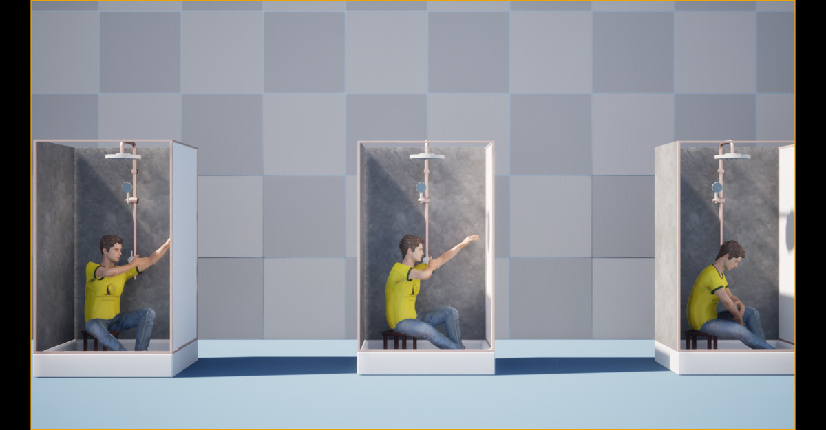 Shower NPC Animation