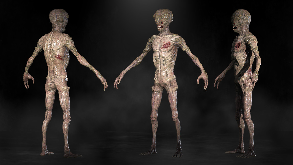 Zombie big head, Ghoul, Undead