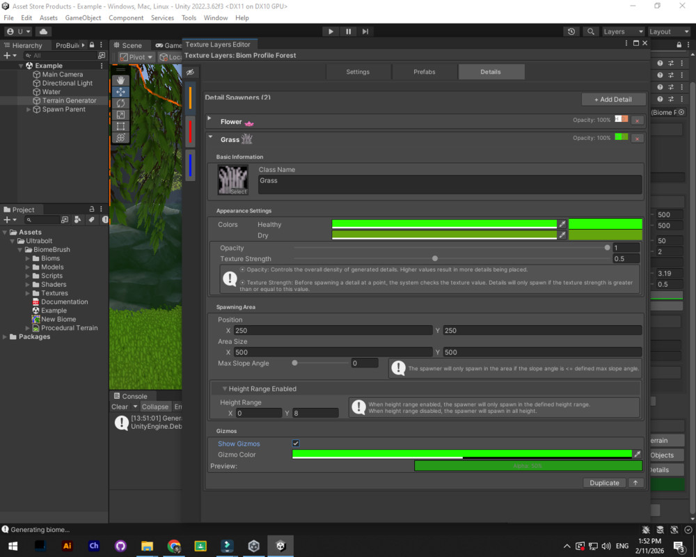 Biome Brush A Procedural Terrain Generator