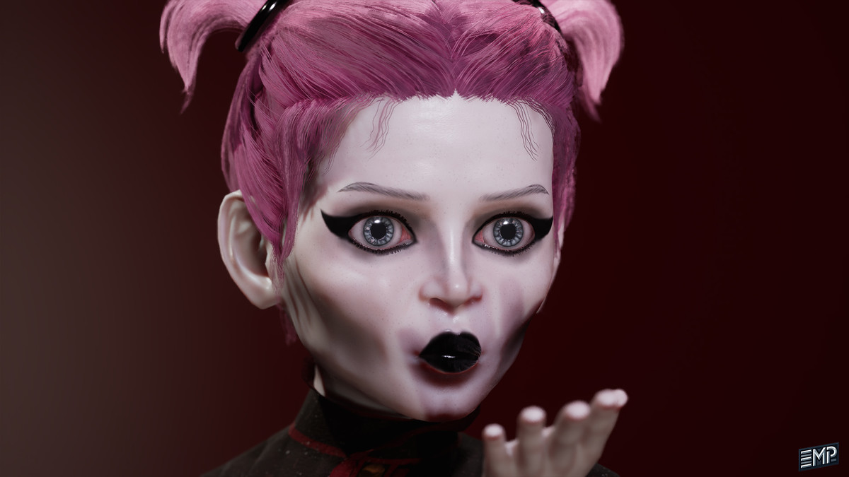Creepy girl
