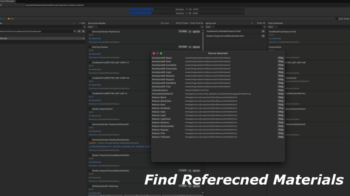 Ignite Pro - Shader Warm Up Manager