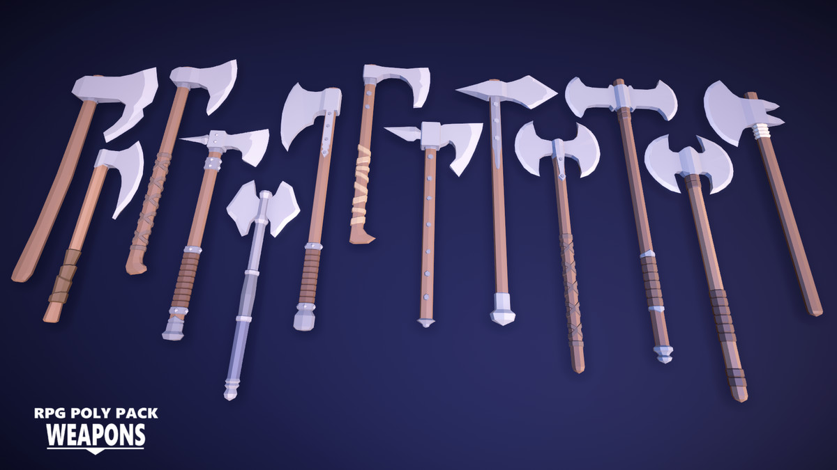 RPG Poly Pack - Weapons