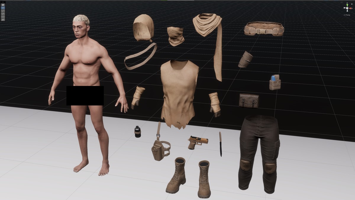 Desert Survivor Character Pack