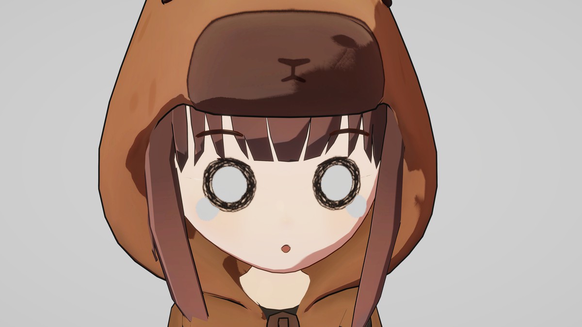 Cute Chibi Anime Girl Capybara Costume