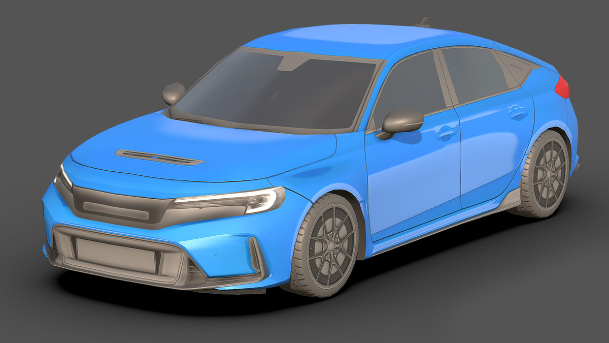 Sedan Low Poly Cars Pack