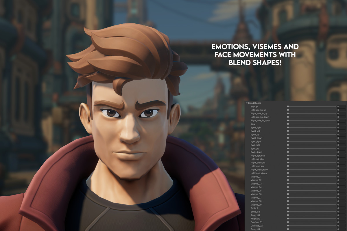 Stylized Modular Sci-Fi Characters