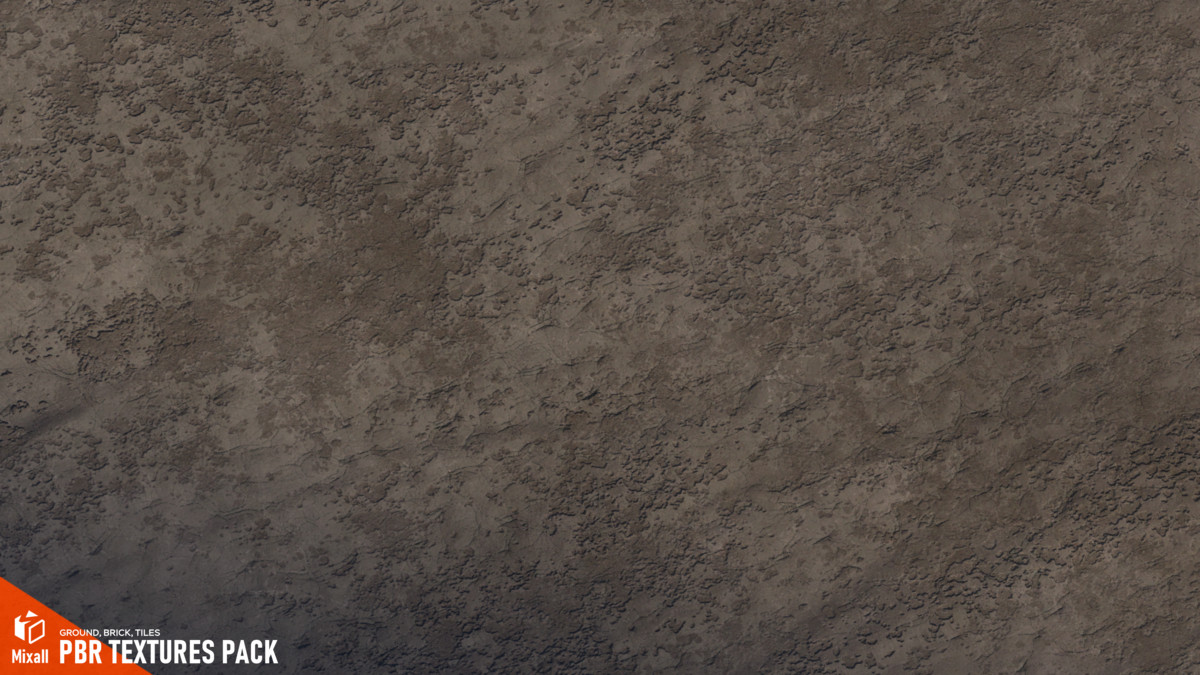 PBR Textures pack - ground, brick, tiles