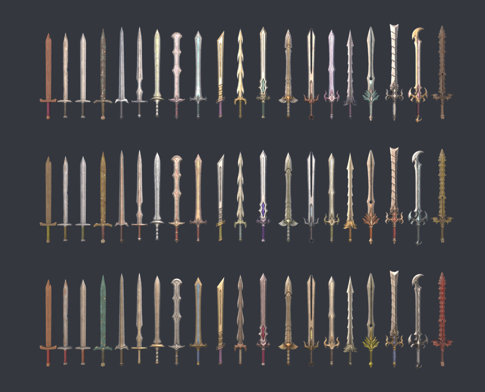 Fantasy RPG Weapons - Complete Collection
