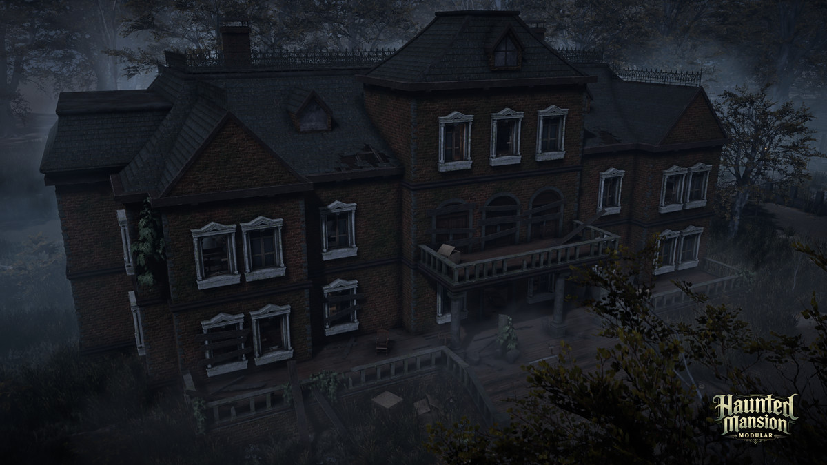Modular Haunted Mansion (Haunted Mansion, Haunted House, Modular House, Mansion)