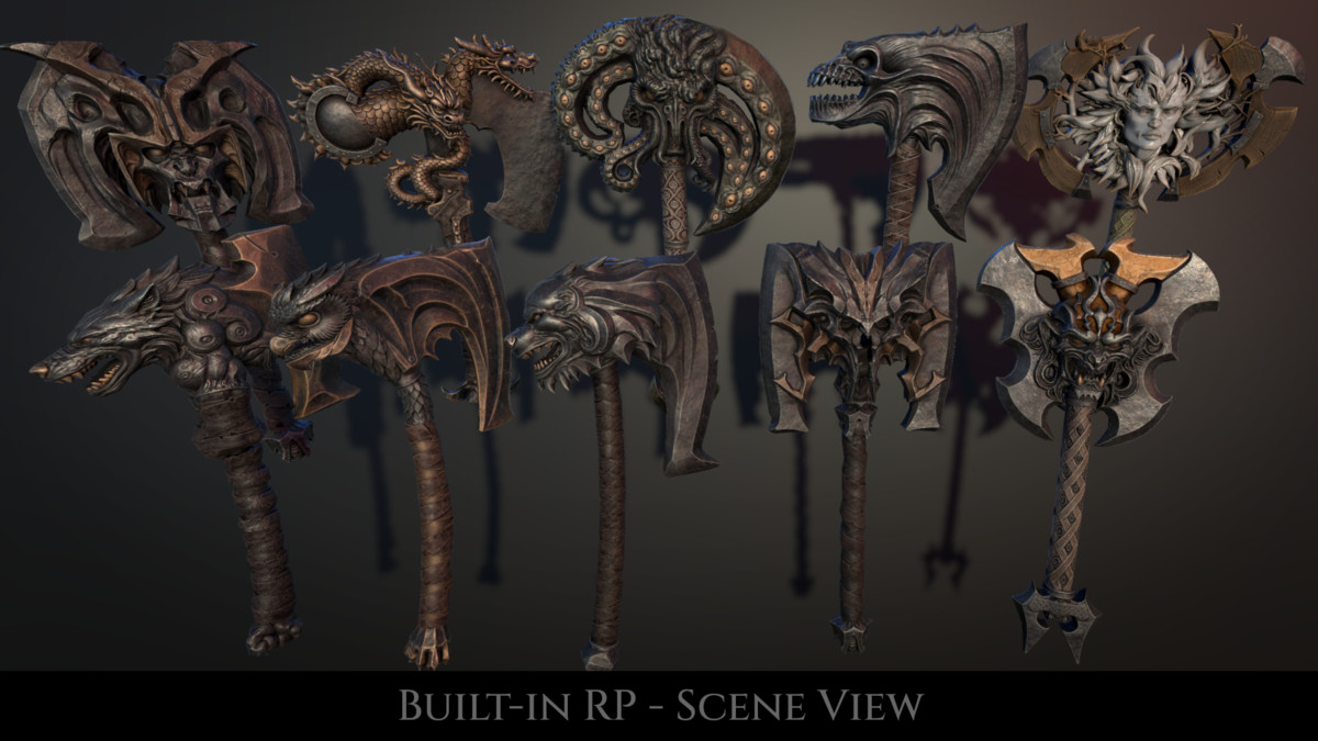 Dark Fantasy Axes – 10 One-Handed Legendary Weapons